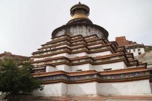 Stupa  w tybetańskim mieście Gjance