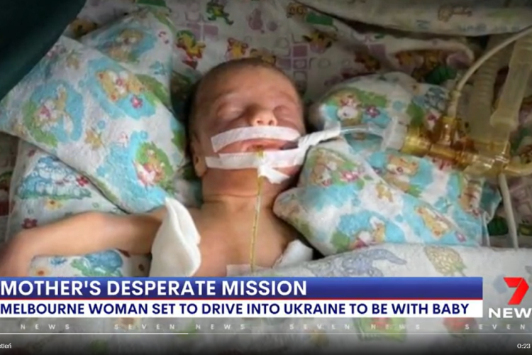 Dziecko urodzone przez surogatkę w Ukrainie