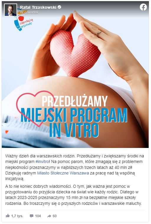 Program in vitro w Warszawie